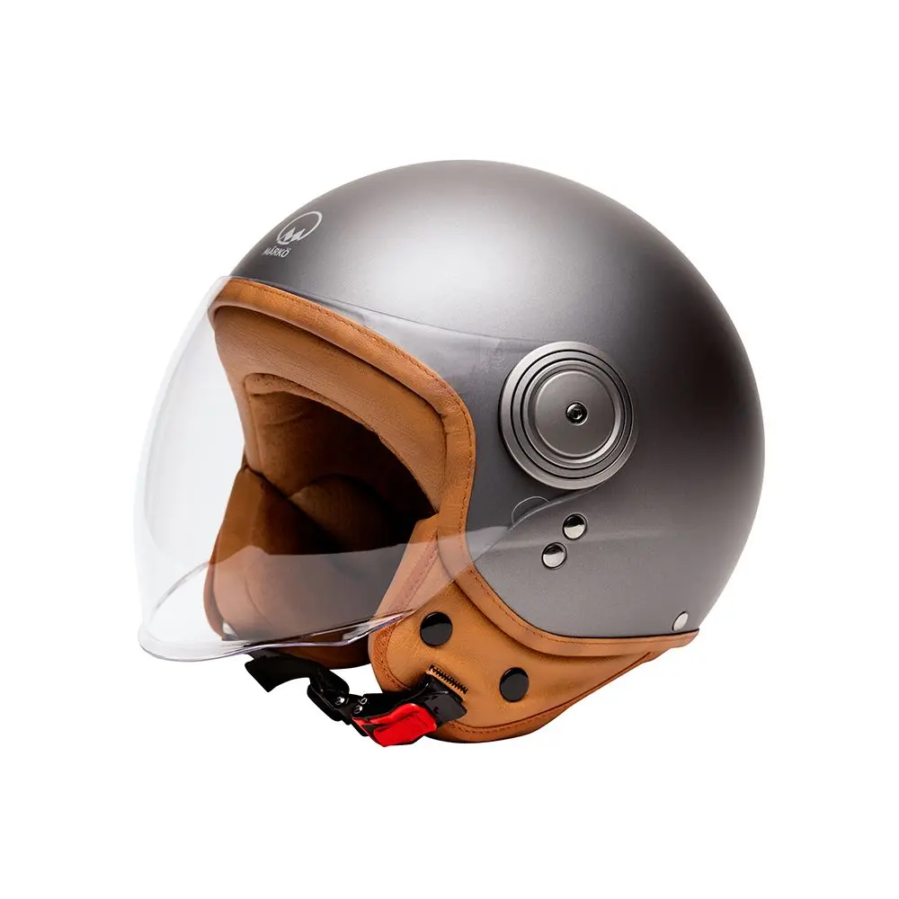 Marko Elements Jet Helmet Titanium Matte M