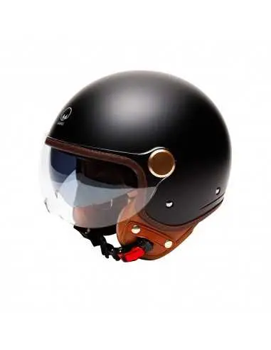 제트 헬멧 Marko Grasse Black Matt Brown XS 22.06