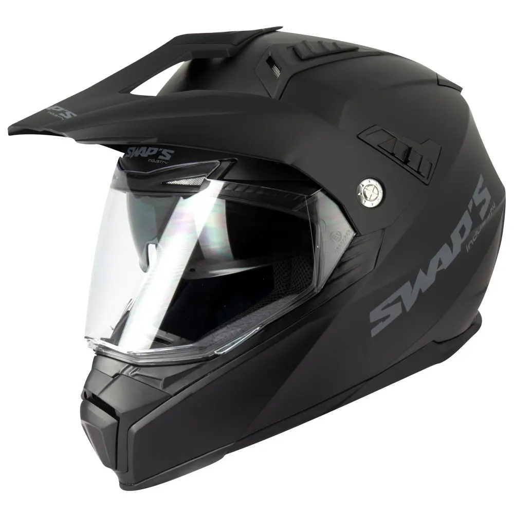 Enduro-Helm S789 Schwarz Matt XS Swaps