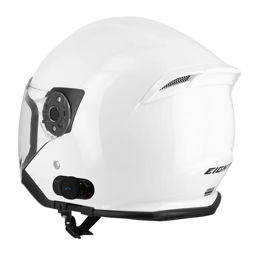 Helm Jet Eight S770 Kyle dengan Bluetooth terintegrasi — tampak ke-3