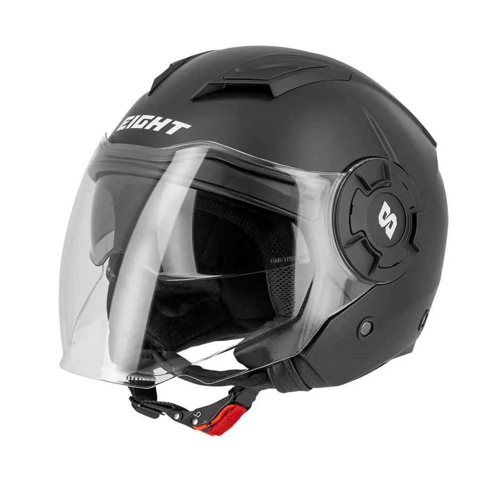 Cască Jet Eight S749 Negru Mat XL