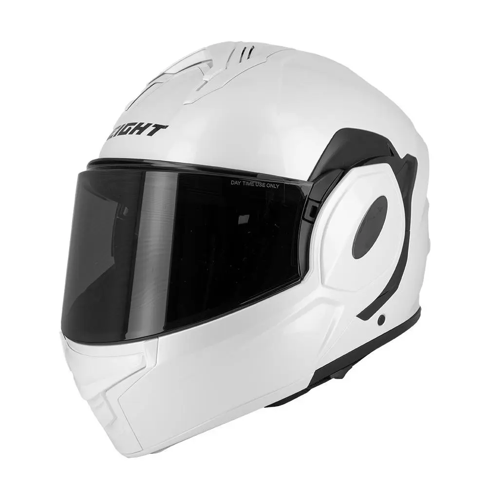 Eight FlipTech 珍珠白 揭面盔 S 码 — 第 2 视图