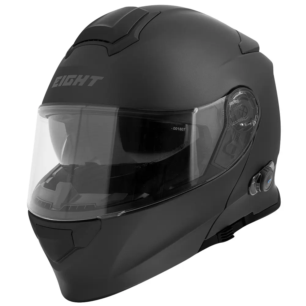 Casque modulable Eight S550 double écran Pinlock Bluetooth intégré — vue 2