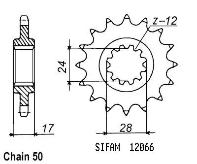 시팜 CBR 600 F 1987-1996용 - 530 - 14T 스프로킷 JTF295