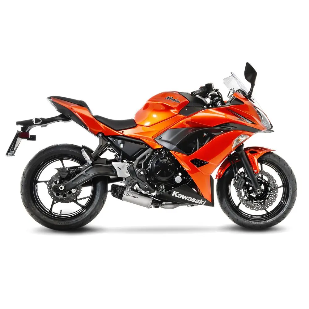 Échappement LEOVINCE SBK SBK u.b. 2/1 inox Kawasaki Z 650/Ninja 650