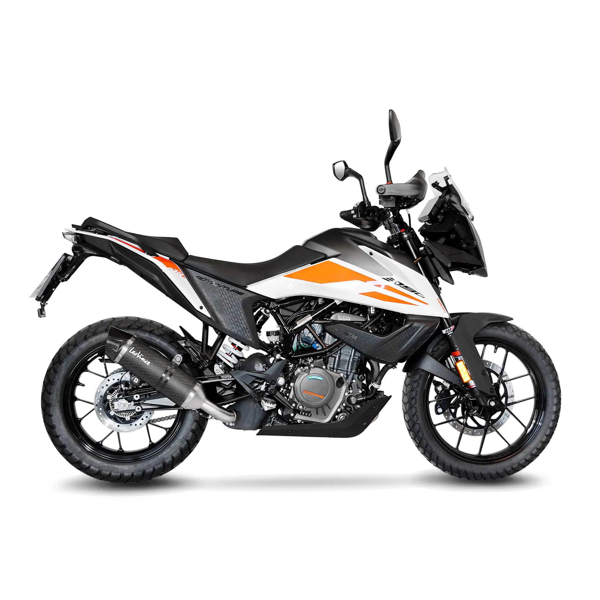 Silencieux Leovince LV One Evo Fibre de Carbone 390 Adventure homologué