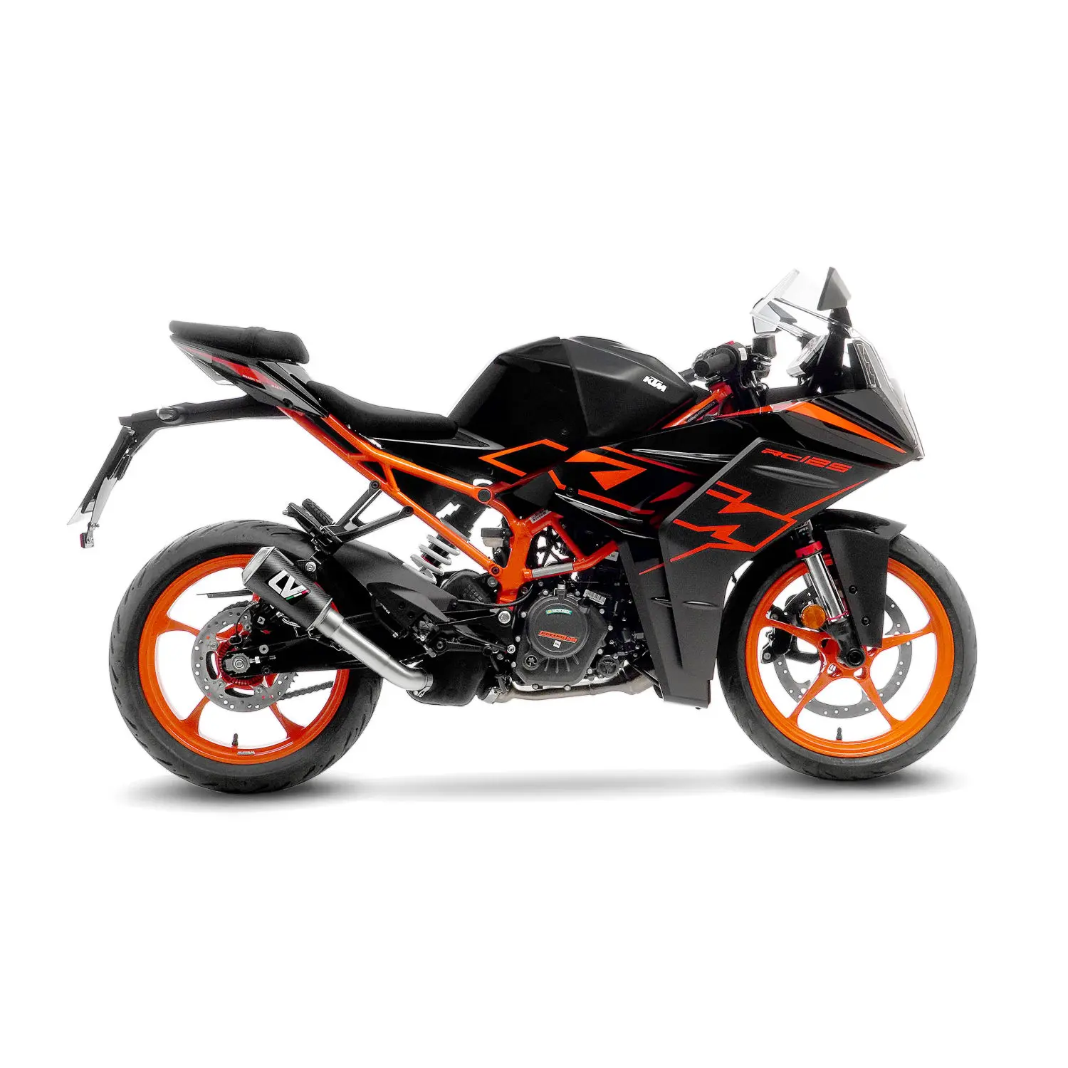 Silencieux Leovince LV-10 Fibre de Carbone RC 125 Non Homologué