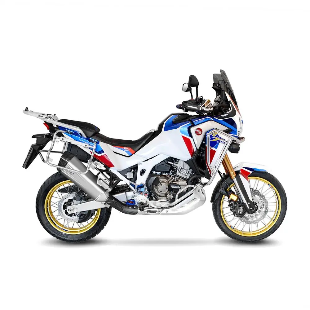 LV-12 ٹائٹینیم سائلنسر لیووینس CRF 1100 L افریقہ ٹوئن ایڈونچر اسپورٹ DCT ہومولوجیٹڈ