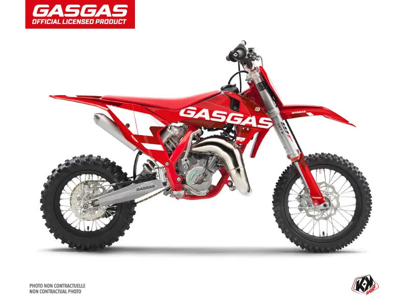 KUTVEK 스텔라 GASGAS MC 65 레드 모토크로스 바이크 데코 키트