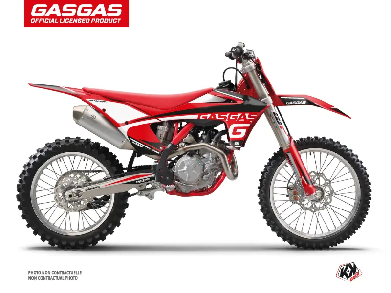 Kit décoration moto cross KUTVEK GASGAS MCF 450 noir