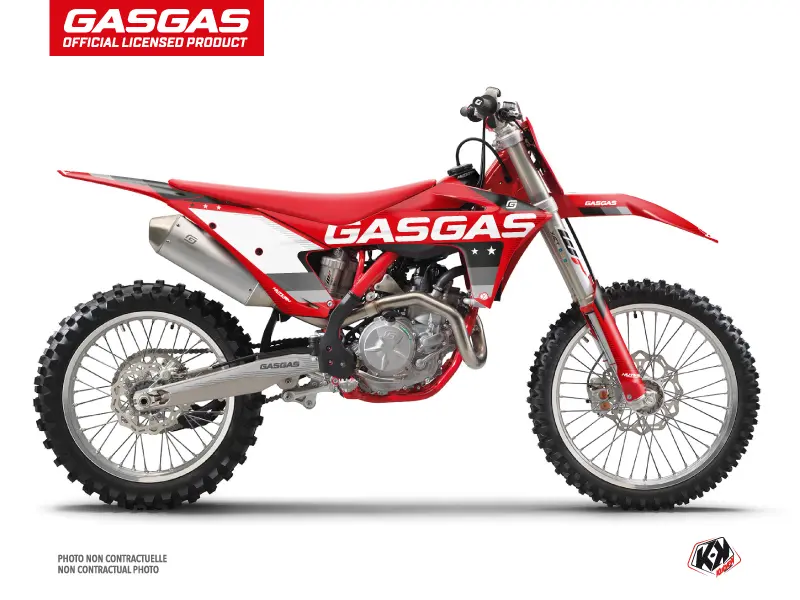 Stella GASGAS MCF 450 크로스 오토바이 데칼 키트 블랙 KUTVEK