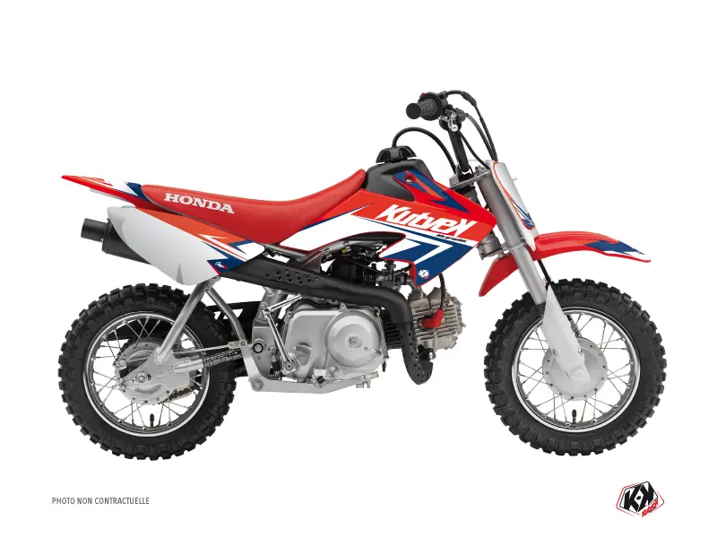 KUTVEK Stage Honda 50 CRF نیلا سرخ موٹر سائیکل کراس ڈیکوریشن کٹ