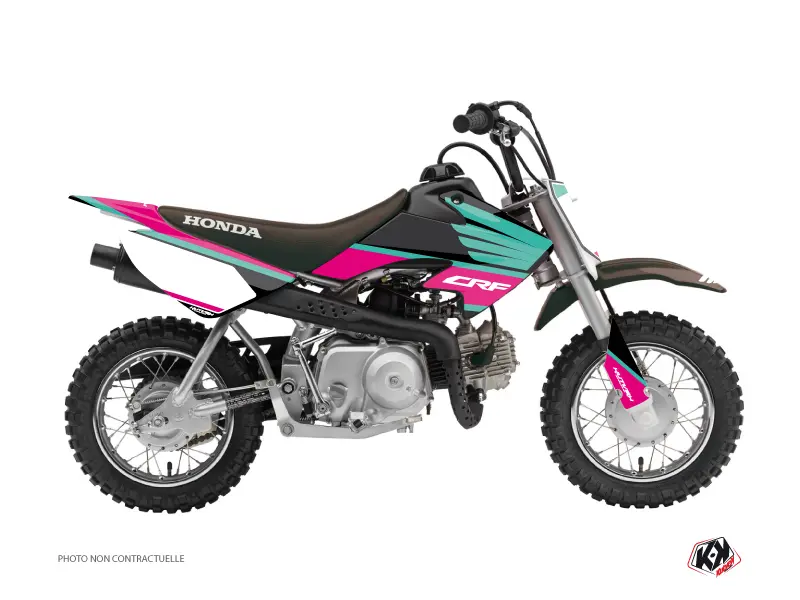 Комплект декорация Moto Cross Wing Honda 50 CRF Тюркоаз KUTVEK