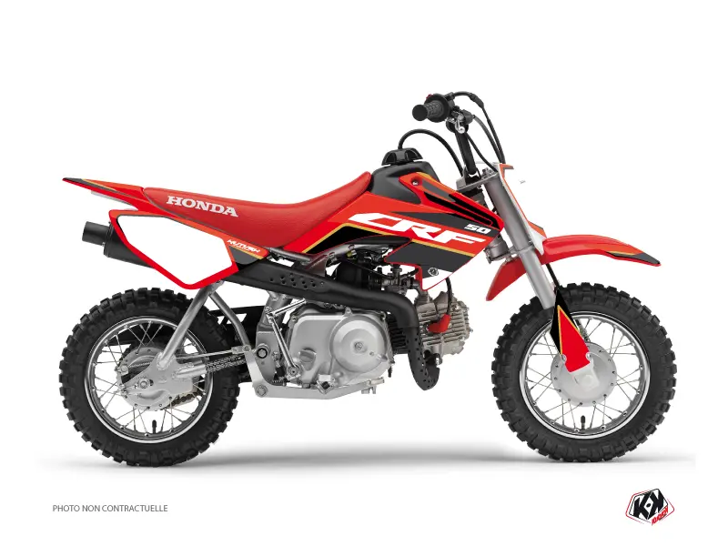 Dyna Honda 50 CRF 골드 모토크로스 데코 키트 KUTVEK