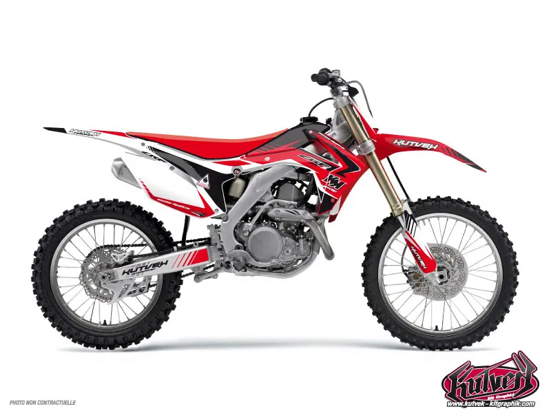 مجموعة ديكور دراجة كروس Pulsar Honda 125 CR أسود KUTVEK