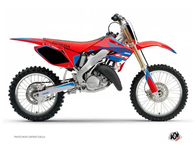 طقم ديكور دراجة كروس KUTVEK Honda 125 CR أزرق