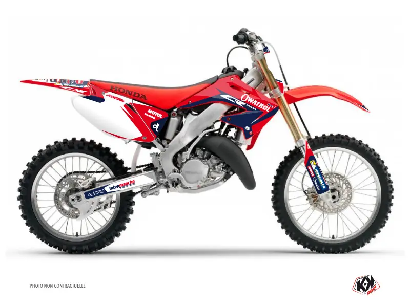 Kit Déco Moto Cross Replica Team Luc1 Honda 125 CR 2017 KUTVEK