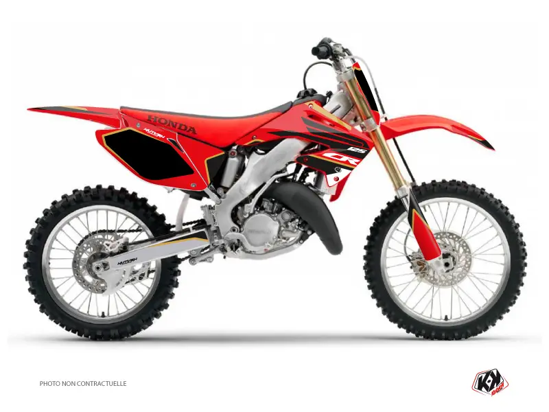 Kit décoration motocross Dyna Honda 125 CR Gold KUTVEK