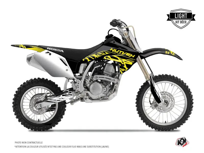 Kit Plásticos Moto Cross Eraser Fluo Honda 125 CR Amarillo