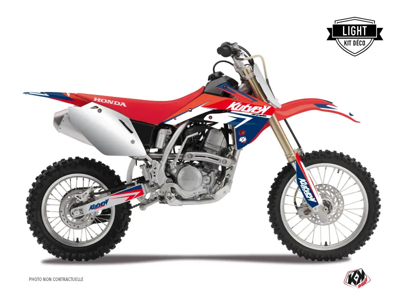 Motorcross stickerset Stage Honda 125 CR blauw rood KUTVEK