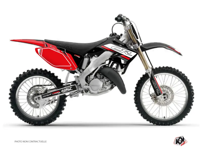طقم ديكور دراجة نارية كروس First Honda 125 CR أسود Kutvek