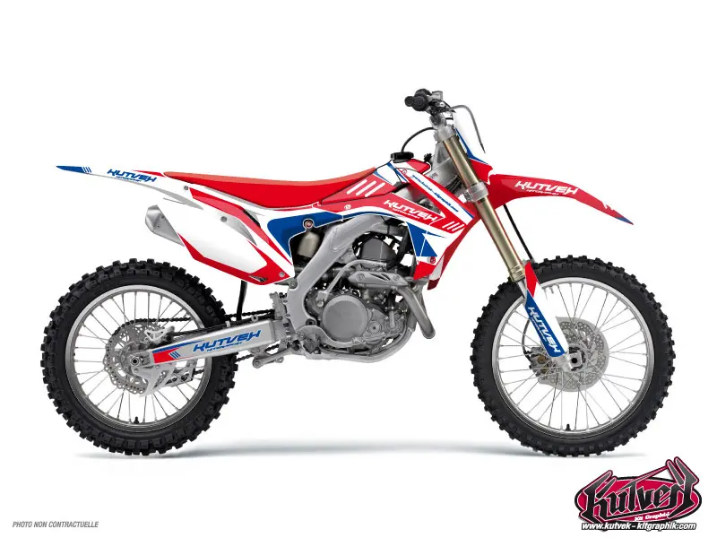 Комплект облицовки мотоцикла для мотокросса Chrono Honda 125 CR Синий KUTVEK