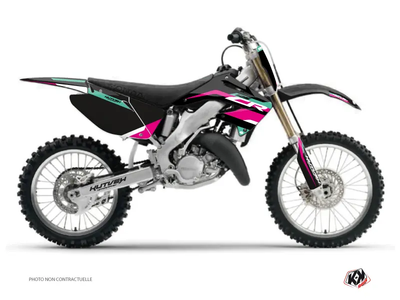 Dekorační sada pro motokros League Honda 125 CR Tyrkysová KUTVEK
