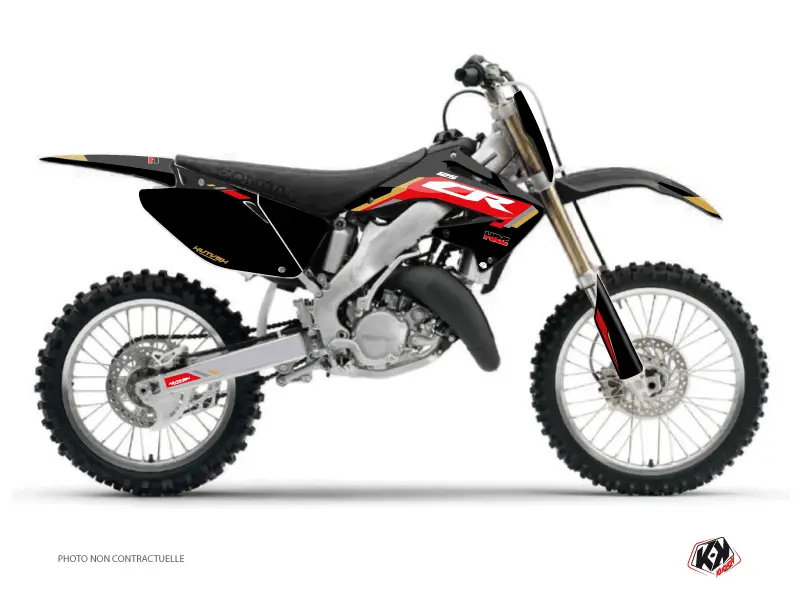 Σετ Διακόσμησης Μοτοσυκλέτας-cross Honda 125 CR Μαύρο Kutvek