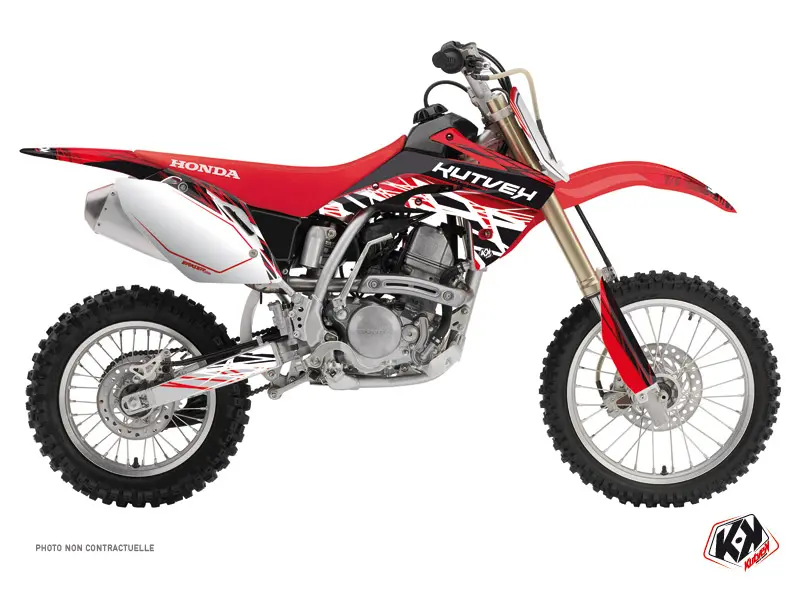 Dekorsatz Kutvek Eraser Honda CRF 150 Rot Weiß