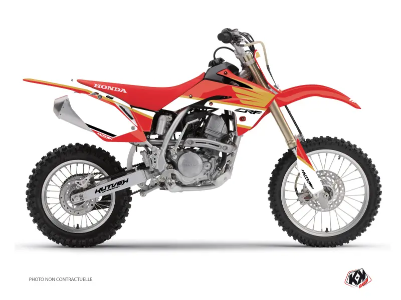 Dekorsatz Motocross Wing Honda 150R CRF weiß KUTVEK