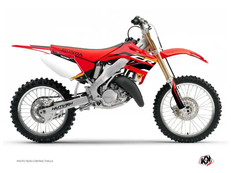 طقم بلاستيكيات سباق الدراجات النارية League Honda 250 CR ذهبي KUTVEK