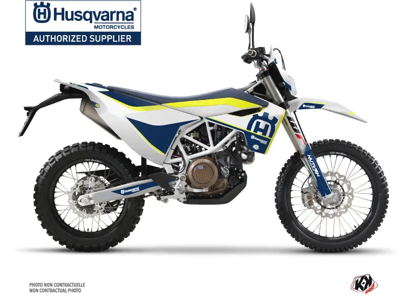 Dekorationskit Moto cross Heritage Husqvarna 701 Enduro gelb KUTVEK
