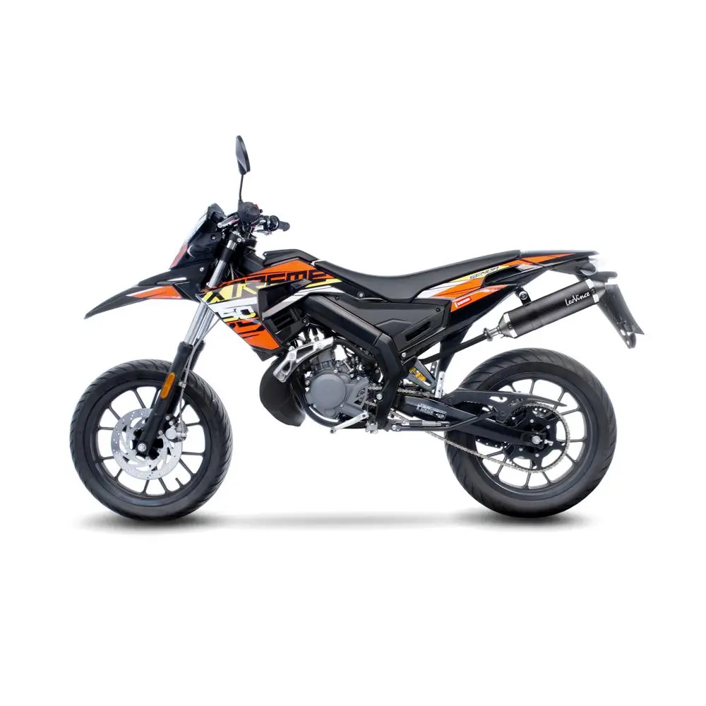 Silencieux Leovince X-Fight carbone Derbi 50 Senda SMX-Racing-Xtrem-Limited +2018
