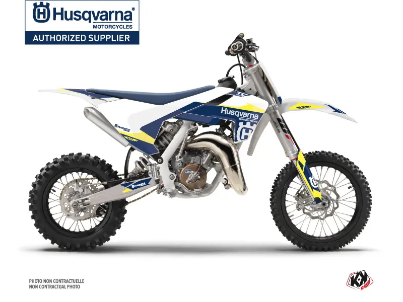 Dekorsatz Motocross Orbit Husqvarna TC 65 Weiß KUTVEK