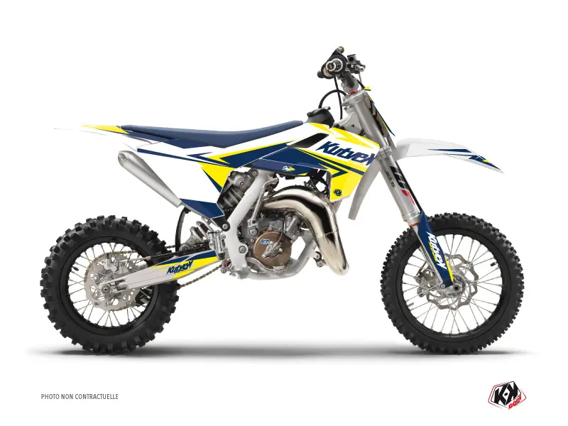 KUTVEK ハスクバーナ TC 65 白 黄 ステージ モトクロス デコキット