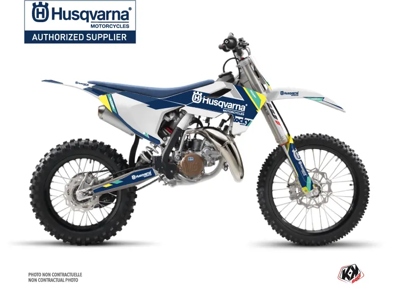 Kit Decor Motocross Husqvarna TC 85 Rocky Albastru
