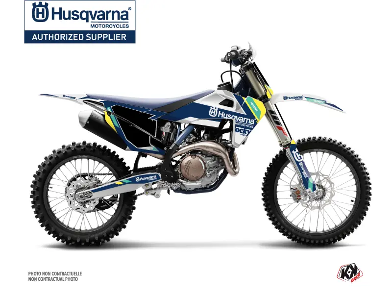 Dekorsatz Motocross Rocky Husqvarna TC 125 blau KUTVEK