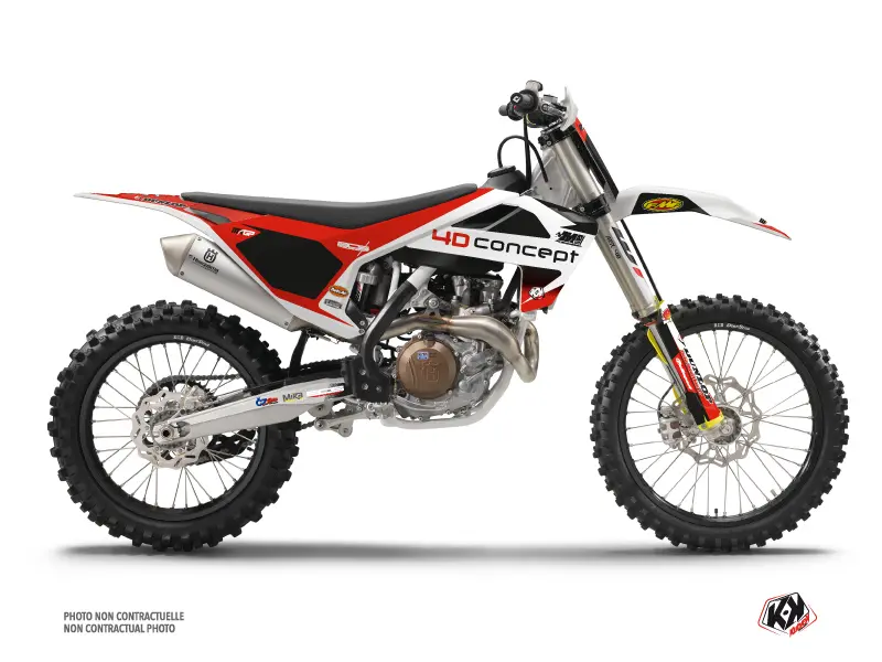 طقم زخرفة دراجة موتوكروس Replica BOS Husqvarna 250 FC KUTVEK