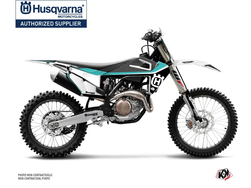 KUTVEK キット デカール モトクロス レジェンド ハスクバーナ FC 350 ターコイズ