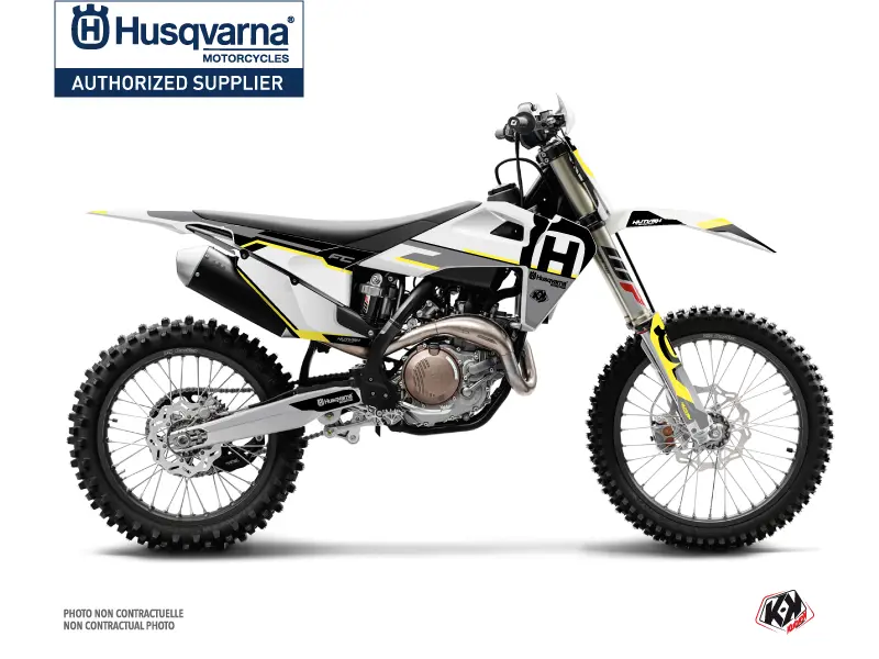 モトクロスデカールキット Nova Husqvarna FC 350 ブラック KUTVEK