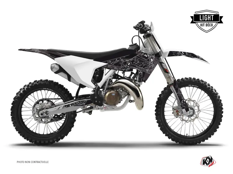 Zombies Dark Husqvarna FC 450 Motocross Graphics Kit Black KUTVEK