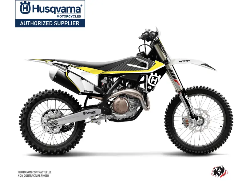 Kit Déco Moto Cross Legend Husqvarna FC 450 Noir KUTVEK