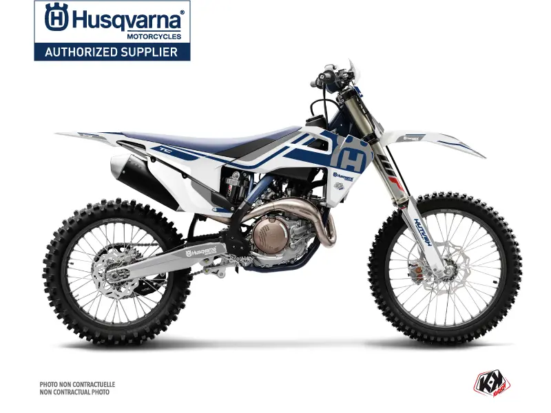 KUTVEK ハスクバーナ 250 TE ホワイトグレー ヘリテッジ モトクロス デカールキット