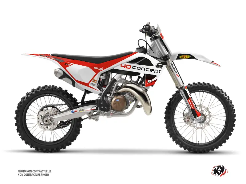 Stickerset Moto Cross Réplica BOS Husqvarna 250 TC KUTVEK