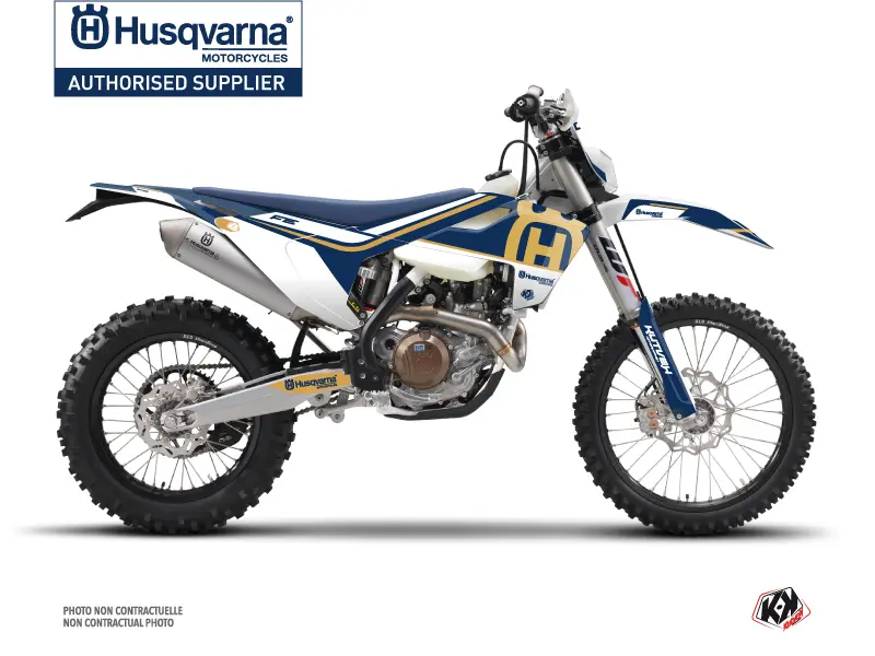 Husqvarna 250 FE Motocross Heritage Graphics Kit Kutvek