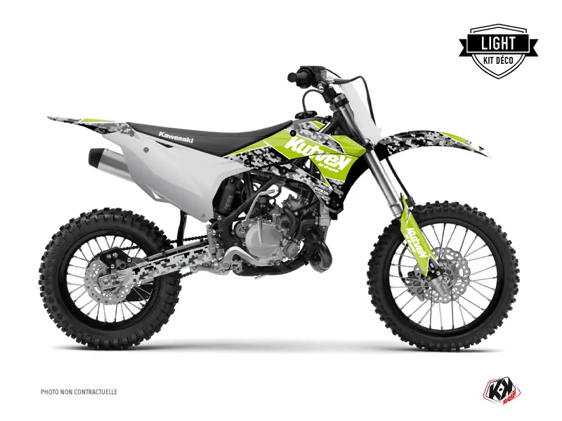 KUTVEK Predator 越野摩托车贴花套件 Kawasaki 85 KX 绿色