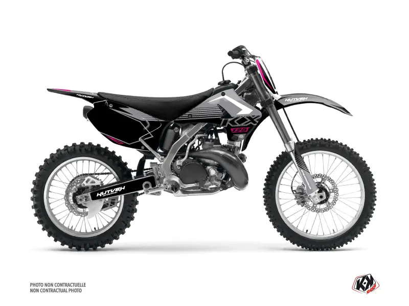 Kit de adhesivos Moto Cross Claw Kawasaki 125 KX Gris KUTVEK