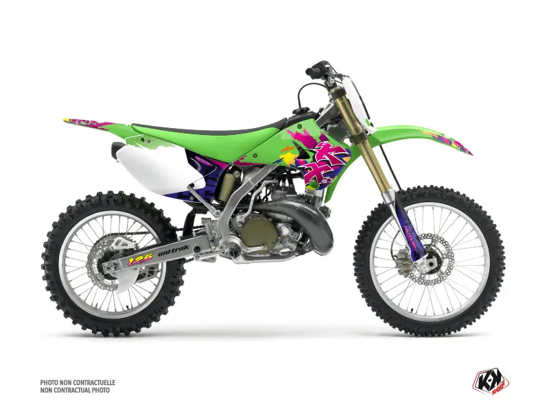 Dekorationssæt til motocross Memories Kawasaki 125 KX KUTVEK