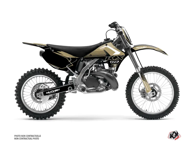 KUTVEK Claw Kawasaki 125 KX 沙色越野摩托车版花套装