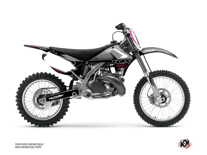 クロー カワサキ 250 KX グレー モトクロスデカールキット KUTVEK